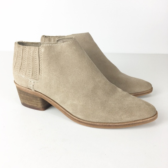 dolce vita tan suede booties